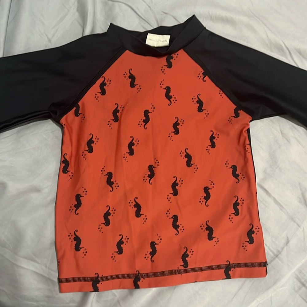 Turtledove Toddler Boy Swim Rashguard Shirt